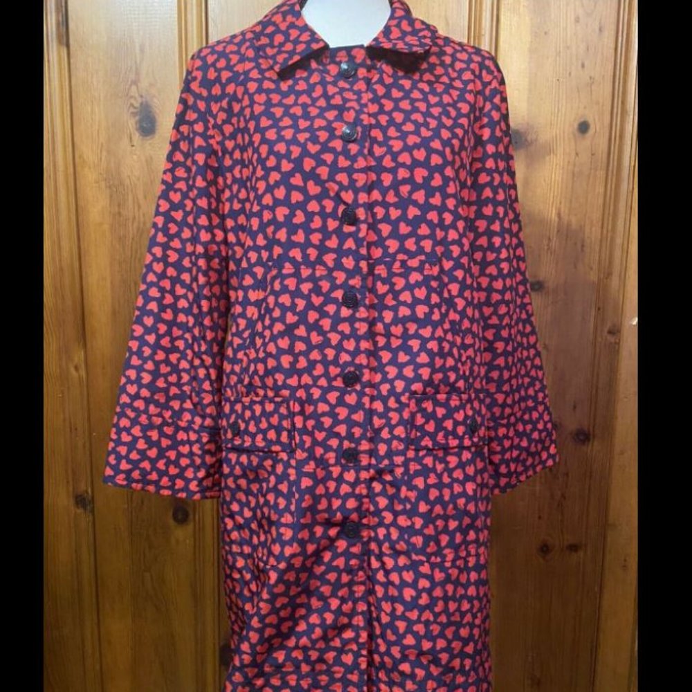 Marc by Marc Jacobs Heart Print Raincoat